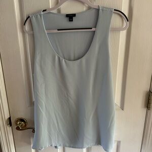 Ann Taylor Factory Soft Blue Tank Top